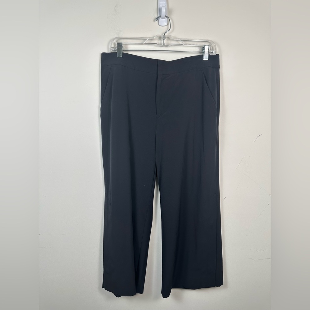Athleta Tribeca Crop Dress Pant Snap Size 12 EUC